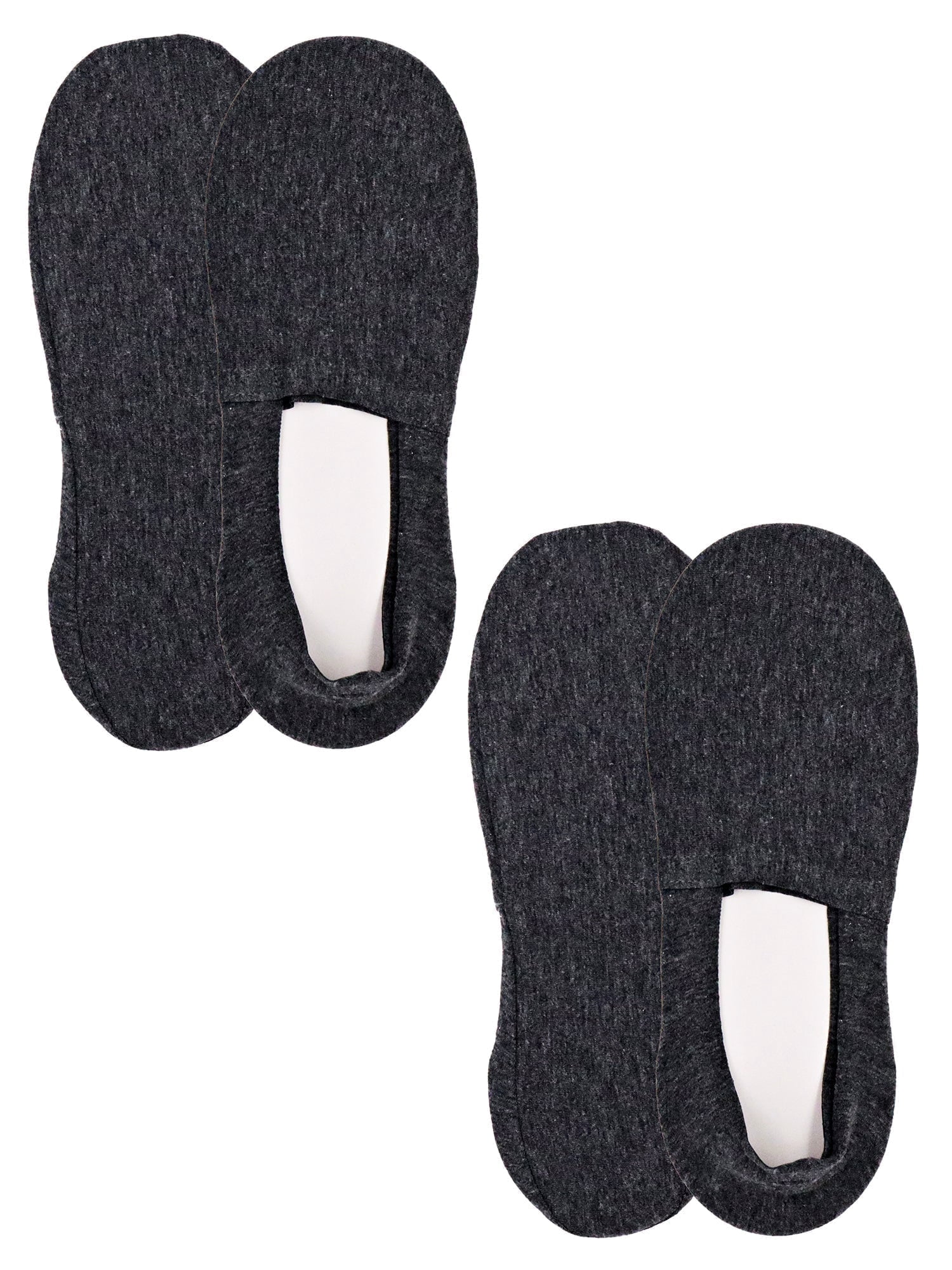 On the Go Men's Loafer Liner (2 Pair Pack, Heather Grey, Size M ...