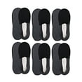 thumbnail image 1 of On the Go Men's Loafer Liner (6 Pair Pack, Black and Grey, Size L), 1 of 2