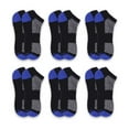 thumbnail image 1 of On the Go Men's Low Cut Socks (2 Pair Pack, Blue Contrast Toe Design), 1 of 5
