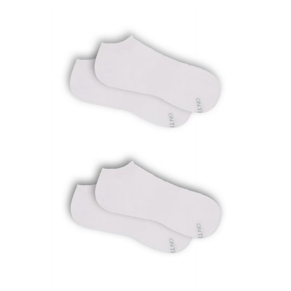 On the Go Men's Performance Socks (2 Pair Pack, White)