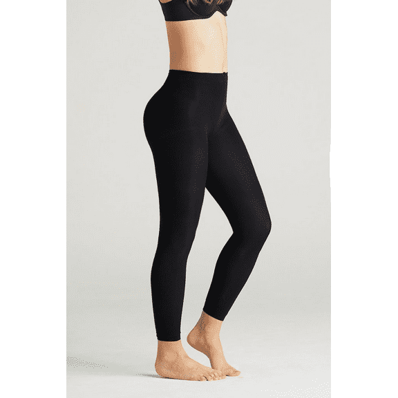 On the Go Women's Ankle Tights Black Large 1 Pair