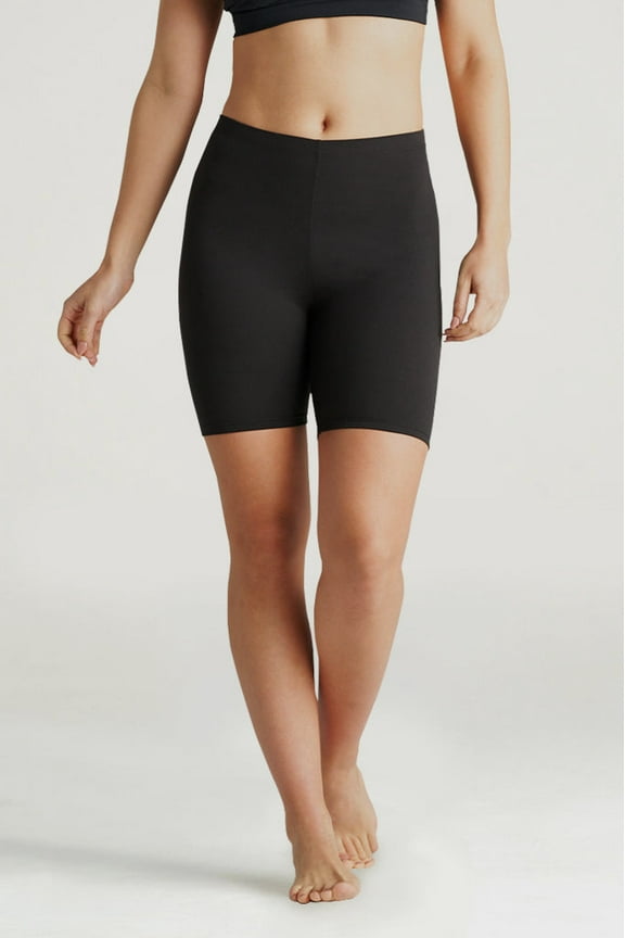 On the Go Women's Bike Shorts (1 Pair, Black, Size L-2X)