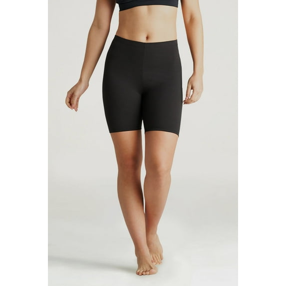 On the Go Women's Bike Shorts (1 Pair, Black, Size S-M)