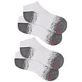 thumbnail image 1 of On the Go Women's Low Cut Socks (White Grey Confetti Heel Toe, 2 Pair), 1 of 4
