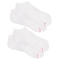 thumbnail image 1 of On the Go Women's Low Cut Socks (White Solid, 2 Pair), 1 of 4