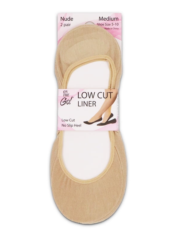 Women's Microfibre Liner, 2 Pair