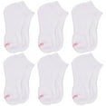 thumbnail image 1 of On the Go Women's Performance Socks (6 Pair Pack, White), 1 of 3