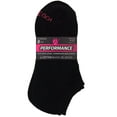 thumbnail image 1 of On the Go Women's Performance Socks (Black Solid, 2 Pair), 1 of 5