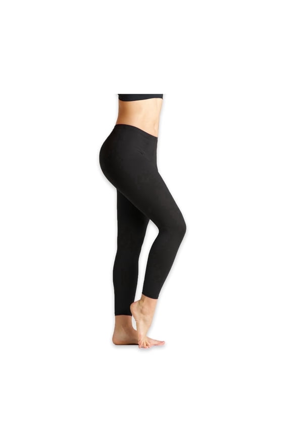 On the Go Women’s SuperSoft Leggings (1 Pair, Black, Size S-M)