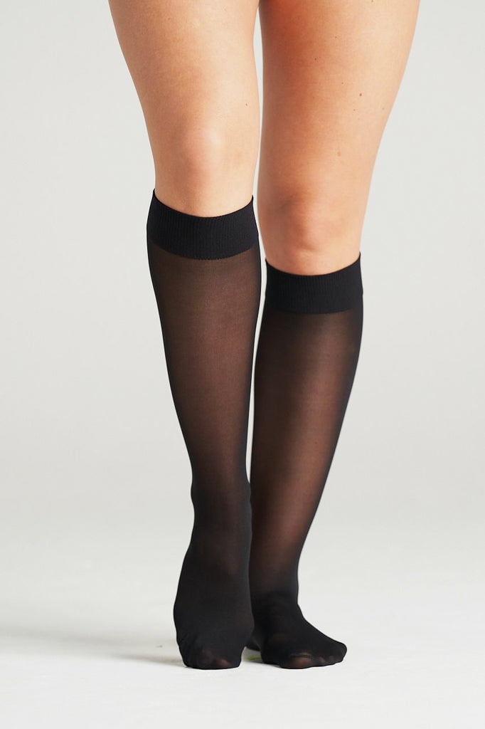On the Go Women's Trouser Sock (1 Pair, Black Opaque)