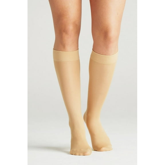 On the Go Women's Trouser Sock (1 Pair, Nude Opaque)