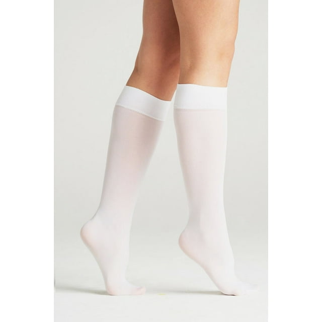 On the Go Women's Trouser Sock (1 Pair, White Opaque)