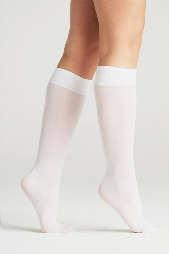 On the Go Women's Trouser Sock (1 Pair, White Opaque)