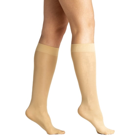 On the Go Women's Trouser Socks (1 Pair Pack, Nude)