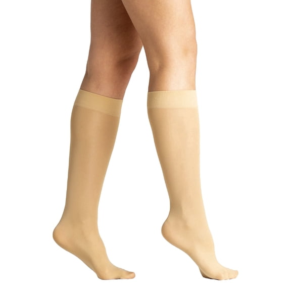 On the Go Women's Trouser Socks (1 Pair Pack, Nude)