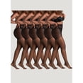 thumbnail image 1 of On the Go Women's Ultra Sheer Control Top Pantyhose (6 Pair Pack, Jet Black, Size 3), 1 of 5