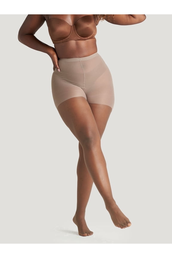 On the Go Women's Ultra Sheer Pantyhose (1 Pair Pack, Oatmeal, Size XL - Prev. XL-Q)