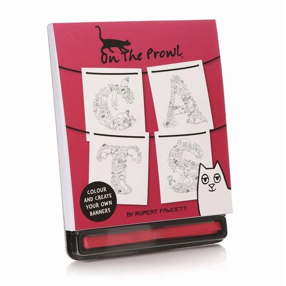 On the Prowl: Cats : Colour and Create Your Own Banners (Paperback)