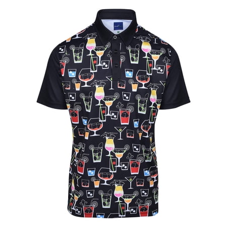 On the Rocks Mens Golf Polo Shirt by ReadyGOLF