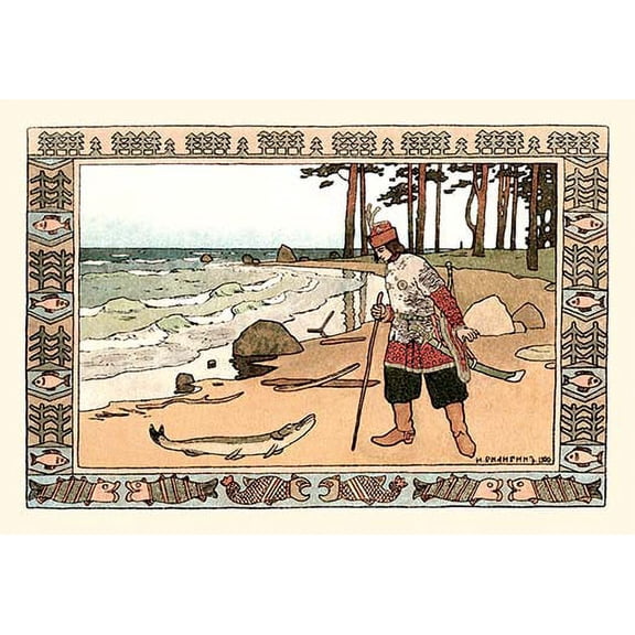 On the Shore Fine art canvas print (20" x 30")