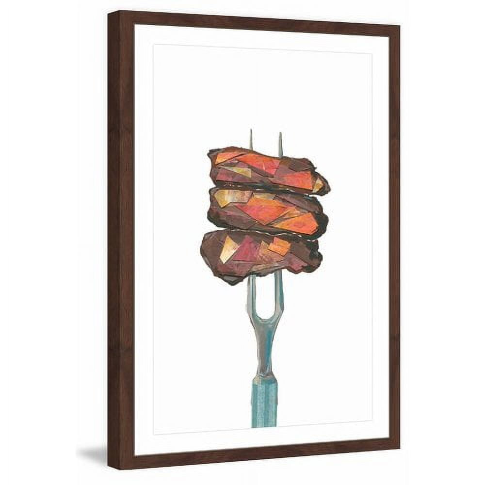 "On the Skewer" Framed Painting Print