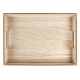 thumbnail image 1 of On the Surface Decorative Rectangle Tray, Customizable Serving Tray with Handles, 1 of 5