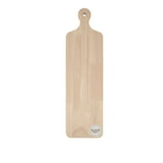 On the Surface Long Wood Board, Customizable Brown Wooden Board with Handle