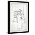 thumbnail image 1 of On the Telephone Framed Painting Print, 1 of 5