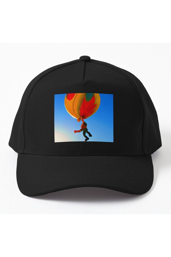 On the Up Baseball Hat, Positive Progress Statement Graphic Design, Classic Everyday Cap
