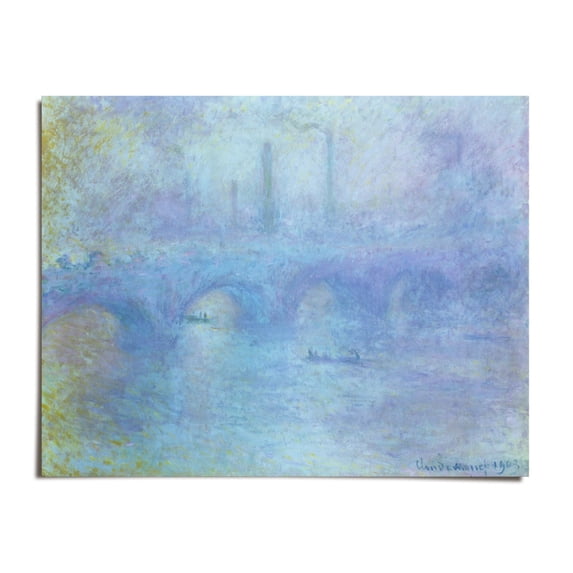 On the cliff at Pourville - Claude Monet - 10x12 - Wall Art Print - UNFRAMED