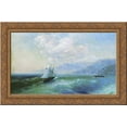 thumbnail image 1 of On the coast 24x18 Gold Ornate Wood Framed Canvas Art by Aivazovsky, Ivan, 1 of 2