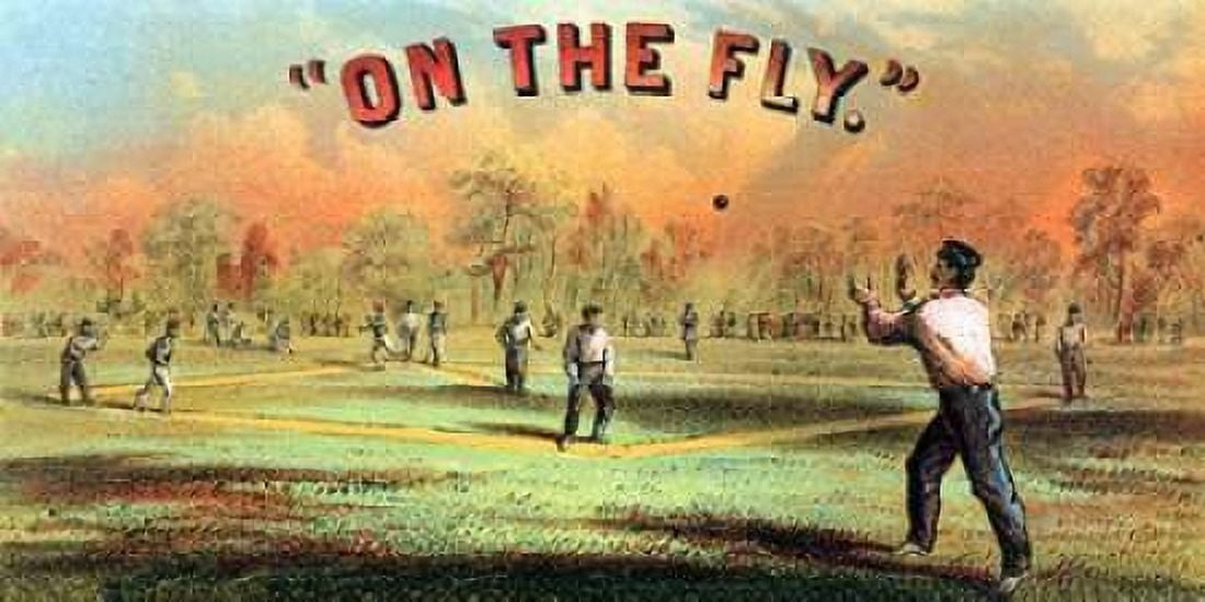 On the fly Canvas Art - Vintage Sports (10 x 20)