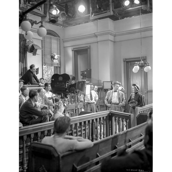 On the set of Johnny Come Lately Photo Print (8 x 10)