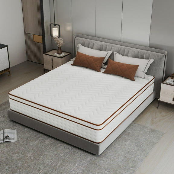 OnBeam 10" Queen Memory Foam Mattress in a Box - Medium-Firm, Motion Isolation, CertiPUR-US