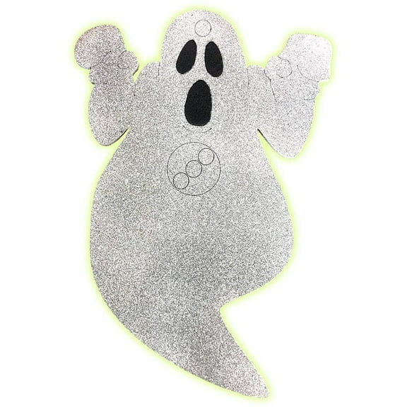 Oncore Targets Glow-In-The-Dark Ghost Self-Healing Archery Target, White/Black, Medium