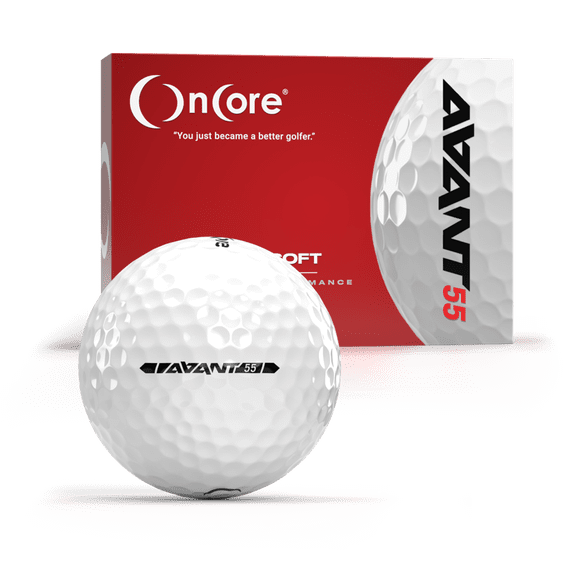 OnCore Avant 55 Golf Balls 1-Dozen White