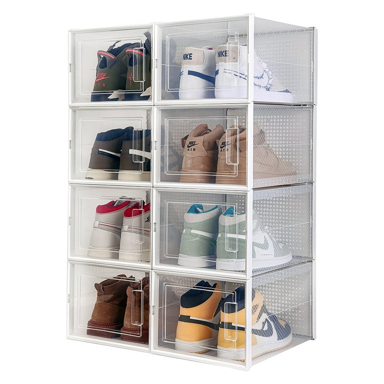 OnDisplay Clik Stackable Interlocking Shoe Box System (Large Clear