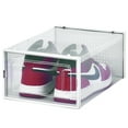 thumbnail image 1 of OnDisplay Clik Stackable Interlocking Shoe Box System (Standard Clear/White, Single Box), 1 of 7