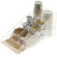thumbnail image 1 of OnDisplay Java Joe Acrylic Breakroom.Kitchen Coffee Station Organizer for Cups/Lids/Sugar/Tea/Stirrers, 1 of 6