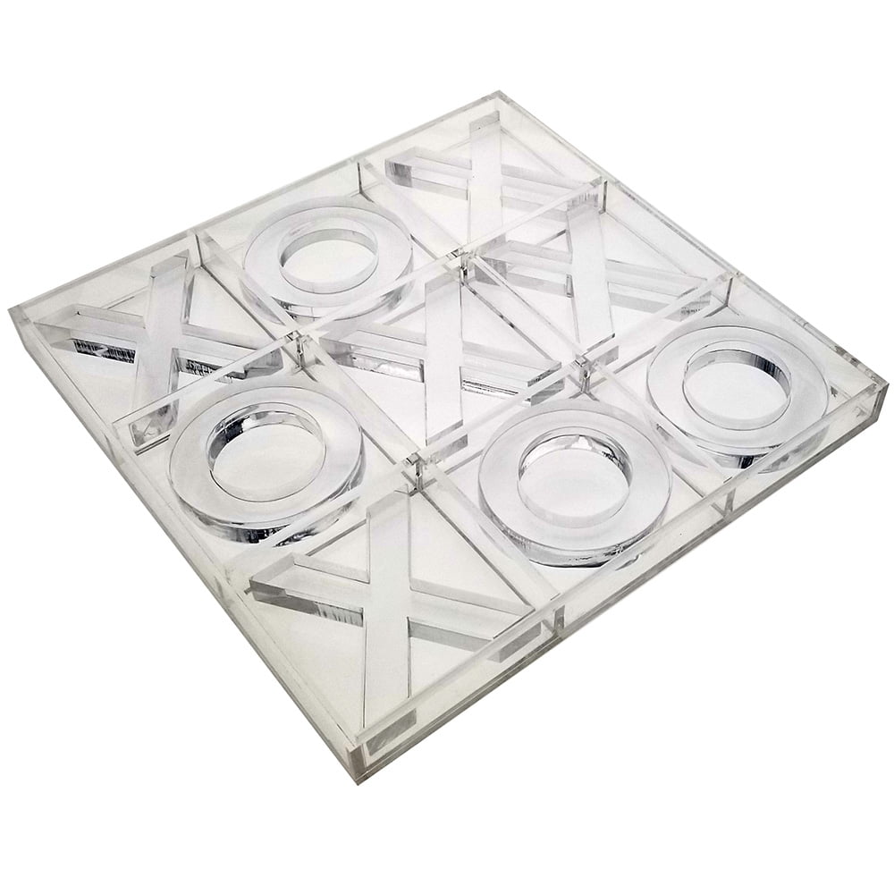 Lucite Tizo 2 Player Acrylic Tic Tac Toe