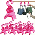 thumbnail image 1 of OnDisplay LuxeArch: Premium Wide Arch Acrylic Handbag/Purse/Backpack Hanger (Pink, 12), 1 of 7