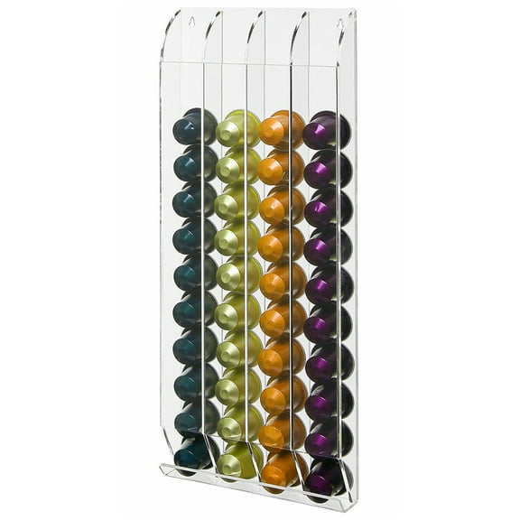 OnDisplay Wall Mounted Acrylic Nespresso® Coffee Capsule/Pod Holder