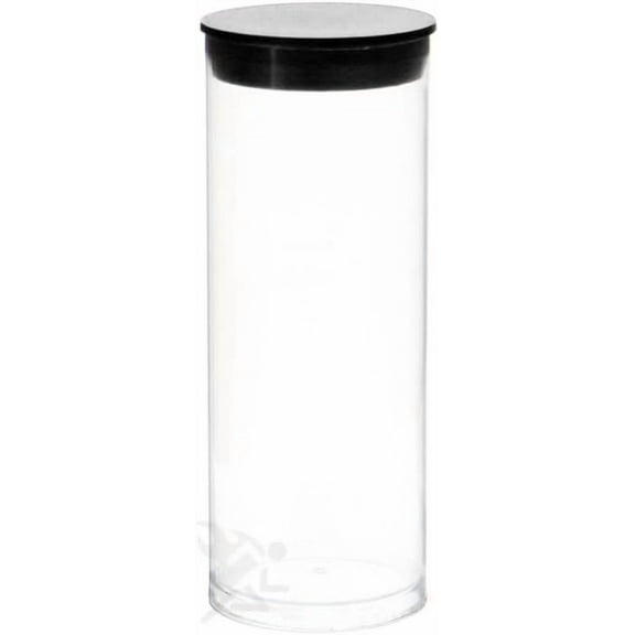 OnFireGuy Capsule Tube for Air-Tite LRG - Model H Coin Capsule Holders | Coin Holder Storage Tube (5pcs Black Plug Tubes)