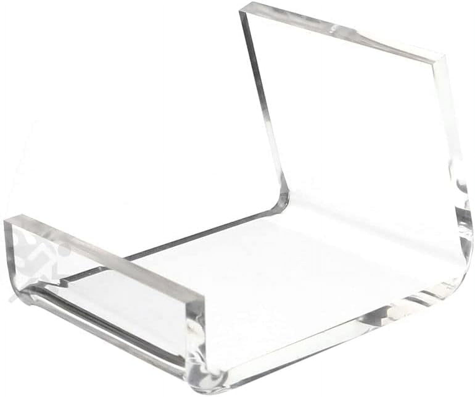 OnFireGuy Clear Acrylic Cell Phone Display Stand, Desktop Phone Holder, Clear Phone Stand Compatible with All Models of Phones, 10 Pack