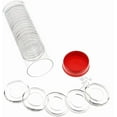 thumbnail image 1 of OnFireGuy Coin Capsule Storage Tube & 20 A16 Direct Fit Coin Holders for 1/10oz Gold Eagles (Red Plug Lid), 1 of 5