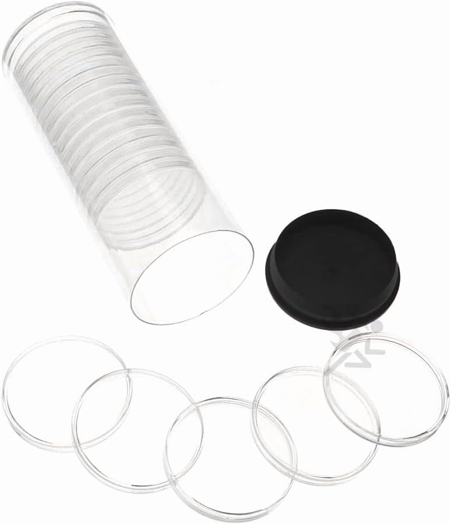 OnFireGuy Coin Capsule Storage Tube & 20 Air-Tite H40 Direct Fit Coin ...