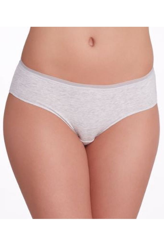 Women's Cabana Cotton Lounge Low Rise Hipster Panty, Grey, Large