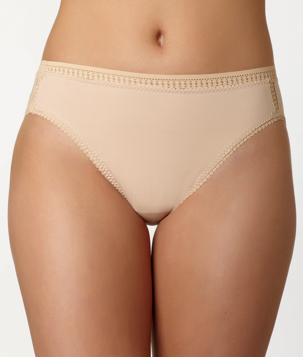 Ongossamer Panties Cabana Cotton Blend Stretch Hip Bikini In Blue On Gossamer-759375