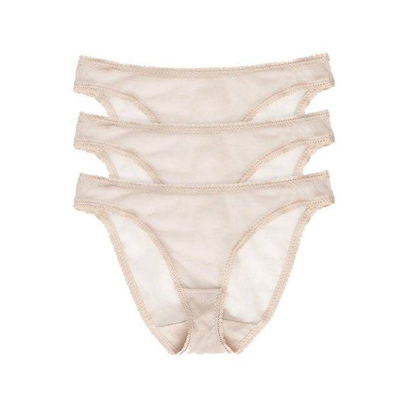 OnGossamer Womens Mesh Hip Bikini 3-Pack Style-3202P3