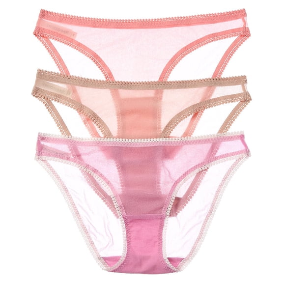 OnGossamer womens  3pk Hip Bikini, l